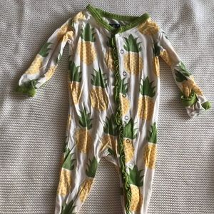 Girls footie pajamas